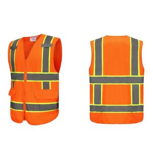 Venta al por mayor de fábrica de servicio de diseñador personalizable de alta calidad Oem Odm transpirable suave cómodo chaleco reflectante de seguridad - Product Image 1