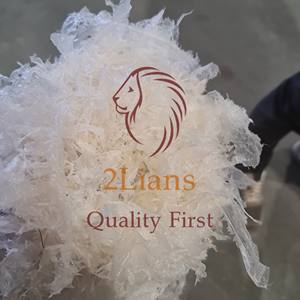 Película Transparente para Agricultura LDPE, Embalaje en Fardos de Película Triturada, Marca 2Lians para Reciclaje - Product Image 1