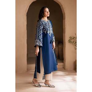 เสื้อปักลายผ้าลอน BATIK-3PC แขนสามส่วน พร้อมผ้าคลุมไหล่ชีฟองปักลาย และกางเกงปักลาย TROUSER-BIC-4621 - Product Image 6