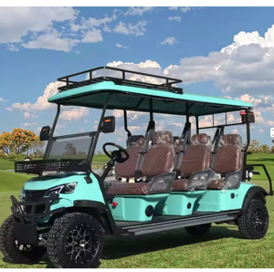 Vente en gros de mini-buggys de golf électriques 6 places, chariot électrique à 4 roues, véhicule utilitaire avec écran Carplay, fabrication américaine - Product Image 4