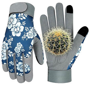 Grano Cabra Cuero Ala Pulgar Jardinería Seguridad Trabajo Conductor Guantes Wome guantes de jardinería guantes de color personalizados en venta al por mayor - Product Image 2