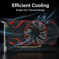 Nouvelle carte graphique de jeu GTX 550 Ti 1 Go GDDR5 128 bits, ventilateur simple, PCI Express 2.0 X16 DirectX 11 pour PC de bureau
