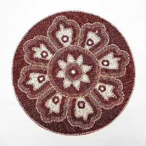Combinaison unique conçue à chaud de 2 napperons en verre de couleur produit de cuisine tapis décoratif de table à manger pour la maison et le mariage - Product Image 3