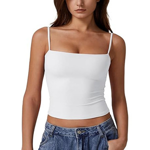 Ropa informal de secado rápido para mujer, camiseta sin mangas a precio al por mayor, la mejor camiseta sin mangas hecha en poliéster para mujer - Product Image 1