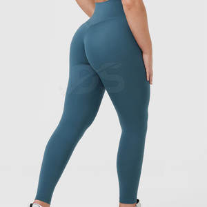 Leggings de fitness pour femmes, taille mi-haute, légers, respirants, séchage rapide, spandex/polyester, vêtements de sport sans couture, option de logo personnalisé - Product Image 3