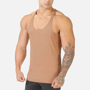 Camiseta sin mangas para hombre personalizada de alta calidad, chaleco deportivo superventas de algodón orgánico 100%, camiseta en blanco de nuevo diseño - Product Image 2