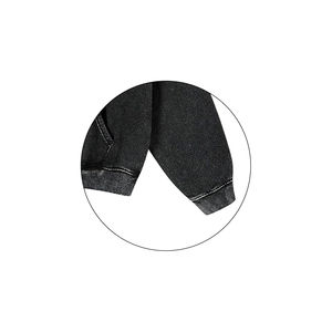 Jersey de lavado ácido de alta calidad de secado rápido de talla grande transpirable básico algodón mezclado lavado ácido sudaderas con capucha para la venta hecho en Pakistán - Product Image 6