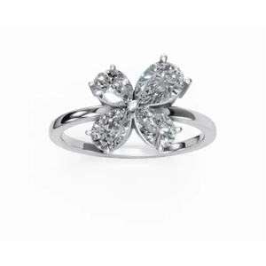 Bague en diamant Premium Violettas Lush Bloom of Pears 0,959 Ct Or 9 KT 14 KT 18 KT Fournisseur en ligne en gros - Product Image 6