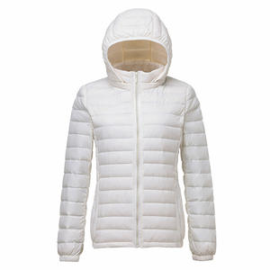 Femmes à la mode hiver doudoune haute qualité Nylon couleur unie bulle manteau à capuche fermeture éclair XL épais tissu chauffant broderie - Product Image 2