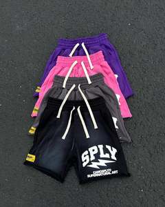 กางเกงขาสั้นเล่นกีฬาบาสเก็ตบอลเอวสูงสำหรับทุกเพศกางเกงสตรีทผ้าฝ้าย100% ระบายอากาศได้ดีกางเกงวิ่งผ้ายืดหยุ่นสูงแห้งเร็ว - Product Image 5