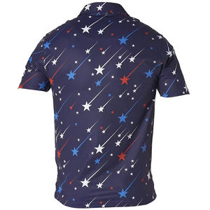 Polos sublimados personalizados de marca blanca, servicio OEM y ODM, ropa informal de tela de algodón para exteriores - Product Image 5