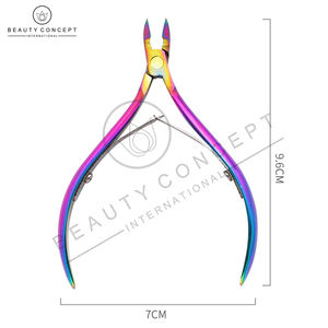 Coupe-cuticules professionnel, outil de précision en acier inoxydable pour manucure et pédicure - Product Image 5