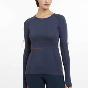 Venta caliente elegante camisa ecuestre transpirable para mujeres verano equitación Top humedad que absorbe el estiramiento tops atléticos - Product Image 1