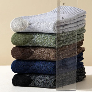 Calcetines Casuales de Lana Merino para Hombre, Tejidos, Térmicos, Cómodos para Invierno, Senderismo, Campamento y Esquí, Disponibles en Almacén de Pakistán - Product Image 5