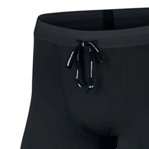 <b>Men's</b> Slim Fit Elastic Waist Cotton/Bamboo Fiber Breathable & Anti-Bacterial Solid Color Athletic Compression <b>Leggings</b> - Product Image 4