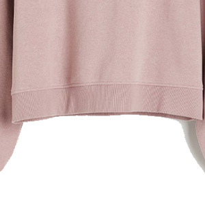 Unisex Oversized Crew Neck Pullover Sweatshirt Lantern Sleeve French Terry Breathable Heart Pattern Minimalist Casual Autumn - Product Image 4