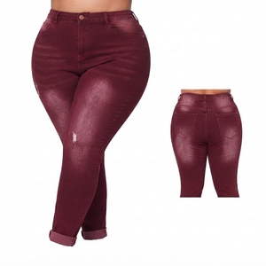 Vaqueros Cargo Rectos Grises de Cintura Media, Rotos, de Mezclilla Sólida, Ajuste Regular, Estilo Urbano para Mujer, Novedad 2026 - Product Image 5