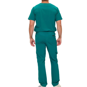Conjuntos de Uniformes Médicos de Talla Grande para Enfermeros, Uniformes Médicos Ajustados para Hombres, Uniformes Médicos de Spandex para Hombres para Hospital - Product Image 2
