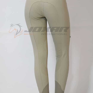 Lightweight full <b>seat</b> breeches with soft <b>stretch</b> fabric cushioned grip ergonomic waistband and breathable panels for long rides - Product Image 4