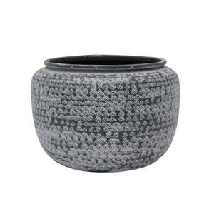 Nouveau Vase à fleurs en fer décoratif Pot de fleur de couleur grise pour la décoration de jardin et de table à la main en gros en vrac - Product Image 2