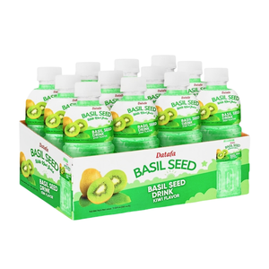 Trendy Natural Basil Seed Drink 320ml PET Bottle OEM/ODM Wholesale High Fiber Detox Refreshing Healthy <b>Beverage</b> High Quality - Product Image 3