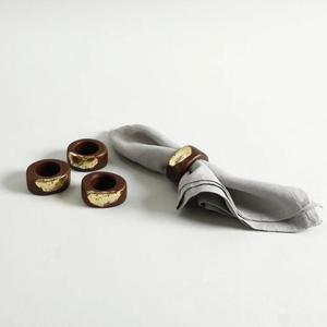 Servilletero de madera rústica hecho a mano con madera natural pulida adecuado para decoraciones de fiesta de mesa de comedor de granja - Product Image 5