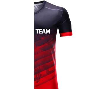 Camiseta de Fútbol Personalizada Unisex para Adultos con Impresión por Sublimación, 100% Poliéster Transpirable y de Secado Rápido, Nombres y Números de Jugadores/Equipos Personalizados - Product Image 4