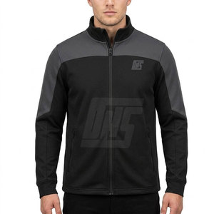 Veste de sport athlétique pour homme à fermeture éclair intégrale, légère, pour la course et l'entraînement, col montant, veste de survêtement, tenue décontractée de performance pour l'extérieur - Product Image 3