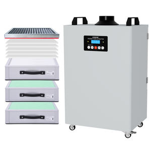 KNOKOO FES350F Extracteur de fumée laser industriel portable 350W Filtre Hepa à 5 couches Collecteur de poussière Équipement de nettoyage de l'air ignifuge - Product Image 1