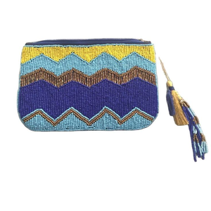 Monedero con cuentas bordado este divertido y color monedero con cuentas completas mini monedero con cremallera uso de mujeres y niñas - Product Image 6