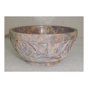 Soapstone แฮนด์เมดคุณภาพสูงงานแกะสลักด้วยมือ,งานหัตถกรรมสำหรับชามอโรม่าเยอรมันทรงกลมสำหรับตกแต่ง - Product Image 1