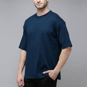 เสื้อยืดโชว์ไหล่สำหรับผู้ชายผลิตจากผ้าฝ้ายโพลีเอสเตอร์คุณภาพสูง - Product Image 4