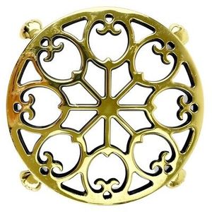 Elegant Golden Metal Brass Trivet Classic Nonslip Tabletop Heat Resistant <b>Pan</b> & Hotpot <b>Protector</b> for Home Kitchen Dining Table - Product Image 6