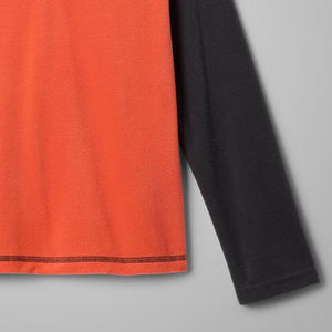 Sweat-shirt à col montant et fermeture éclair quart de tour, coupe décontractée, tissu respirant, look tendance, de haute qualité, pour garçons - Product Image 4