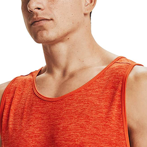 Débardeurs côtelés personnalisés pour hommes 2024, couleur unie, style stringer de gym, grande taille, respirant, extensible, haut de sport, col en V, style hip-hop - Product Image 3