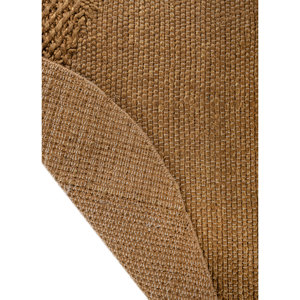 พรมทอสีแดงและสีส้มแบบเรียบจาก Nomadic Threads ทำจากปอกระเจาและป่าน สำหรับตกแต่งบ้าน รุ่น PDJT-805 - Product Image 5