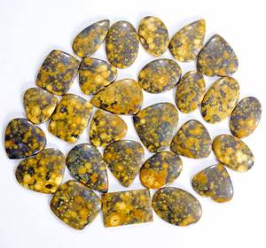 Cabochon multi-formes de jaspe océanique naturel de haute qualité en vrac matériau de quartz pour la fabrication de bijoux - Product Image 2