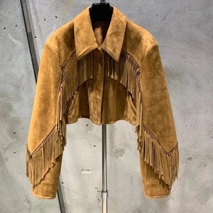 Respirant séchage rapide fermetures à glissière complètes veste en cuir pour femme en peau d'agneau motard à la mode veste de haute qualité RRI-WLJ-30 - Product Image 6