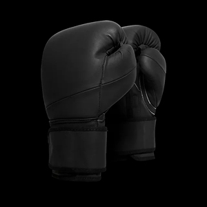 Guantes de Boxeo de Cuero PU Personalizados al por Mayor, Negros, Guantes de Combate de Muay Thai MMA - Product Image 5