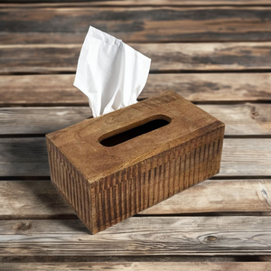 กล่องใส่กระดาษเช็ดปากไม้ทำมือสุดหรู ราคาโรงงาน ที่วางกระดาษทิชชูสำหรับโต๊ะอาหาร ของตกแต่งโต๊ะอาหาร SANIYA - Product Image 1