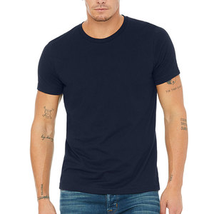 Camiseta de Manga Corta Unisex de Polialgodón Bella Canvas, Color Azul Rey Verdadero con Lavado Ácido, Camisetas para Hombre - Product Image 4