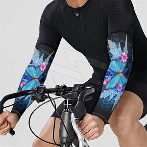 2023 últimas mangas de brazo de ciclismo Unisex calidad Premium TAMAÑO DE Color personalizado largo estilo ODM Anti-UV para refrigeración de protección - Product Image 2