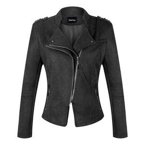 แจ็คเก็ตหนังผู้หญิงคุณภาพสูง OEM ปี 2024 สำหรับฤดูหนาว ติดกระดุม ระบายอากาศได้ดี กันลม เป็นมิตรกับสิ่งแวดล้อม ผลิตโดยโรงงานมืออาชีพในปากีสถาน - Product Image 3