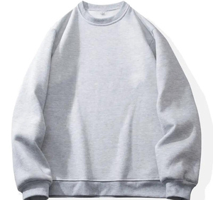 100% Fleece Fabric Men's Sweatshirts Custom Logo Printing & Embroidery Sweatshirt Men Breathable Ribbed Hem <b>Pullover</b> <b>Jumper</b> - Product Image 1