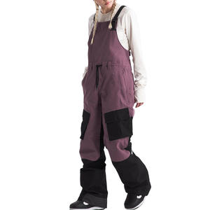 Bavoirs de neige d'hiver pour femmes avec panneaux imperméables à réglage personnalisé et options de marque pour les vêtements de plein air - Product Image 2