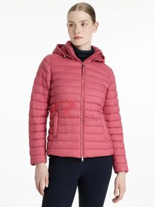 Chaqueta de equitación de diseño premium para mujer, venta al por mayor, tejido sin costuras, control de humedad, secado rápido, movimiento flexible, entrenamiento ecuestre - Product Image 4