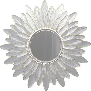 <b>Metal</b> <b>Frame</b> Handmade Hot Selling Mirrors Premium Quality Antique <b>Metal</b> Mirror Decorative Round <b>Metal</b> Wall Mounted - Product Image 3