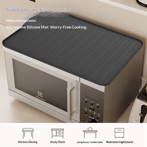 Custom <b>Silicone</b> Microwave Oven Dustproof <b>Mat</b>-Oil/Water-Proof Wear-Resistant Modern Design for Refrigerator Coffee Machine Tops - Product Image 5