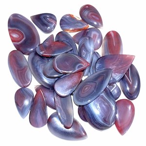 Lote de piedras preciosas de ágata natural de Botswana para hacer joyas, cabujones de ágata de Botswana, suministro de joyería de ágata de Botswana, lote al por mayor - Product Image 1