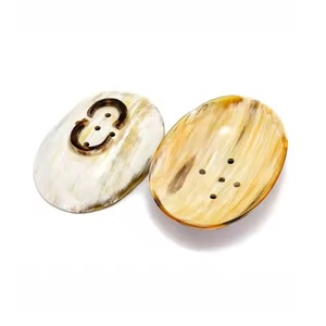 <b>Best</b> Quality Polished <b>Natural</b> Buffalo Horn Eco-Friendly Soap Holder Home Decor From India - Product Image 1